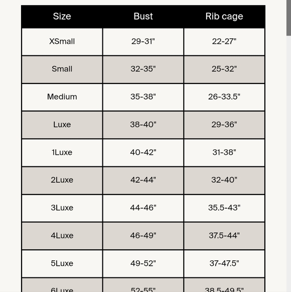 SHEFIT - Size 2luxe new with tags sports bra. 32-40 Inch Ribcage - Picture 4 of 7